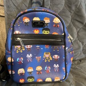 Marvel Character Patterned Backpack